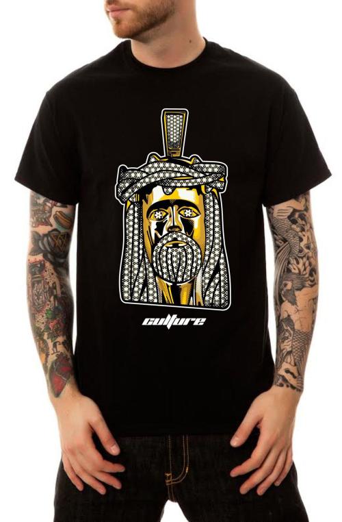 The Jesus Piece T-Shirt in Black