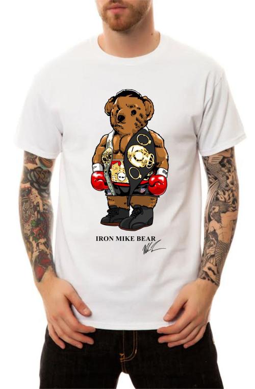 The Iron Mike Bear T-Shirt in White
