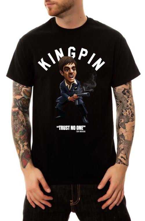 The Scarface Toon T-Shirt in Black