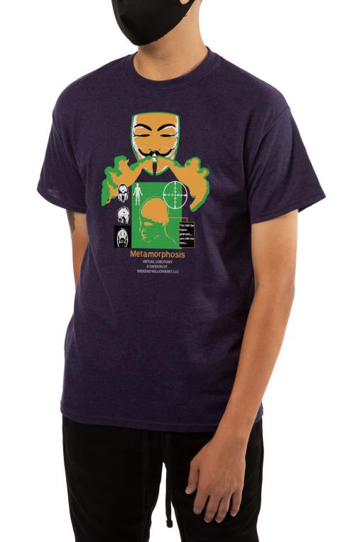 The Metamorphosis Tee in Blackberry