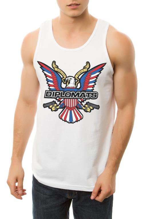 The Eagle Logo Tank in White