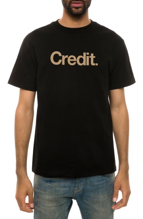 The Credit Tee in Black
