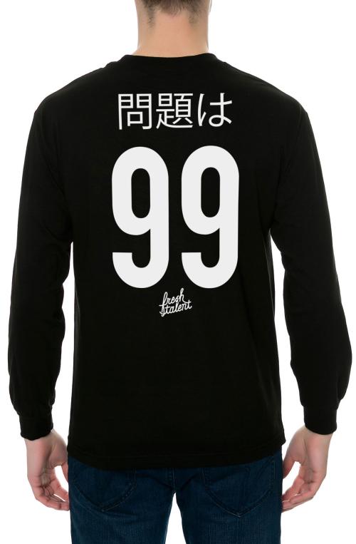 The 99 Probs Jersey Long Sleeve Tee in Black