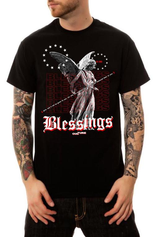 The Blessed T-Shirt in Black