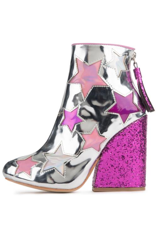 The Jem Bootie in Silver