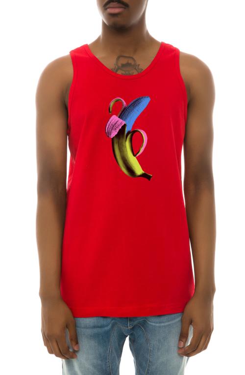 The Laid Back Tank Top in Red