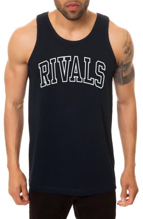 The Sports Arch Tank Top in Navy