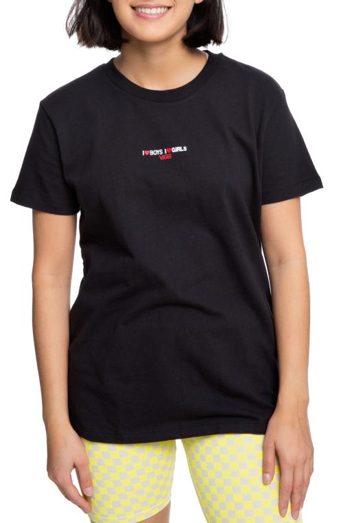 Boys Girls Short Sleeve Tee in Black
