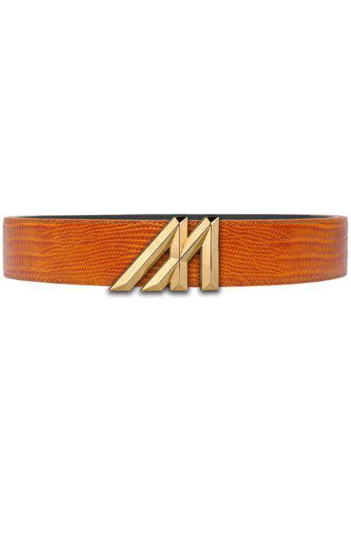Mint Lizard Belt