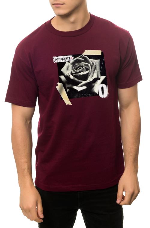 The Rose Tee in Burgundy
