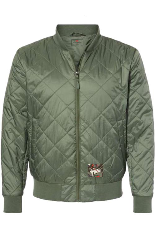 Quilted Bomber Jacket