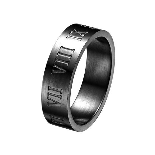 Mister Roman Ring Black