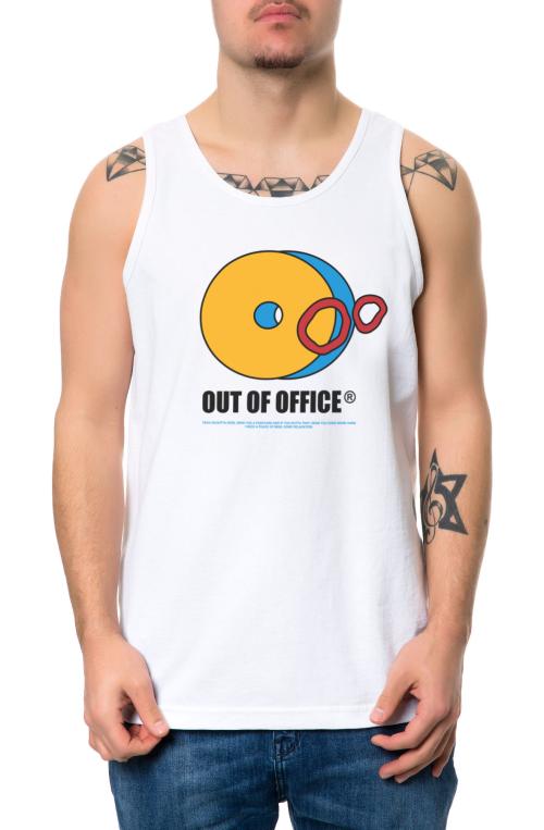 The Out of Office Tank Top in White