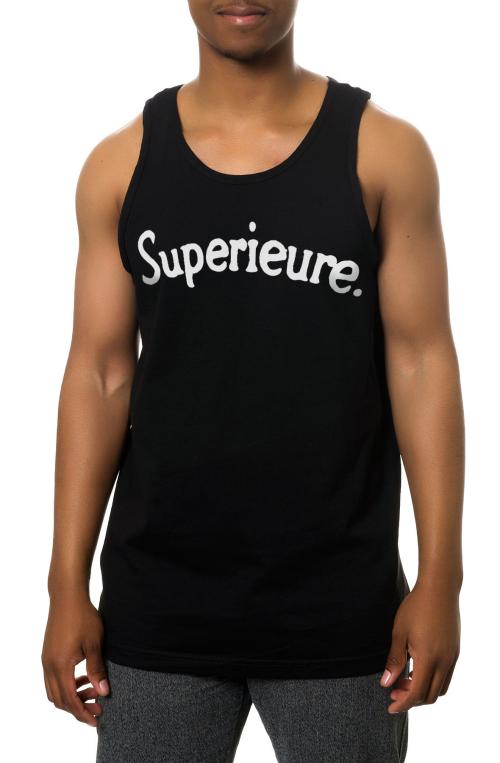 The Superieure Tank Top in Black