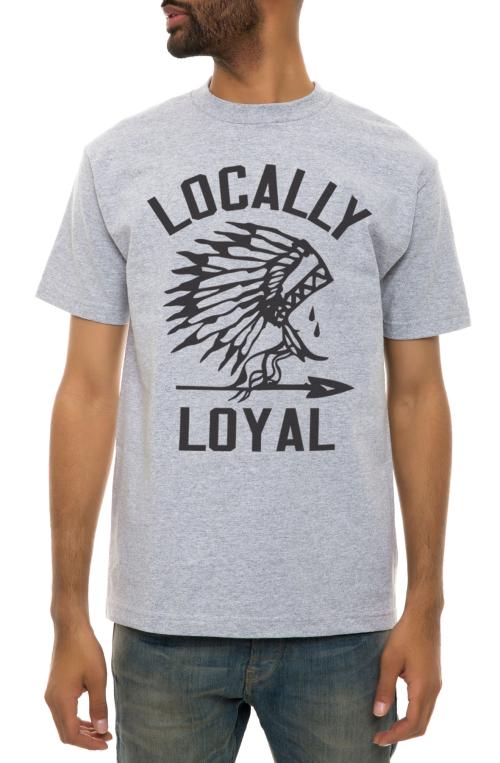 The Locally Loyal Tee in Heather Grey