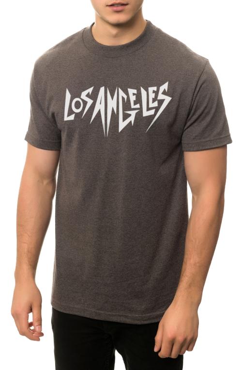 The Metropolis Tee in Charcoal Heather
