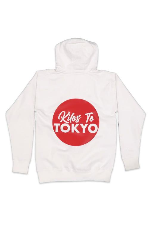 Kilos To Tokyo Hoodie in White