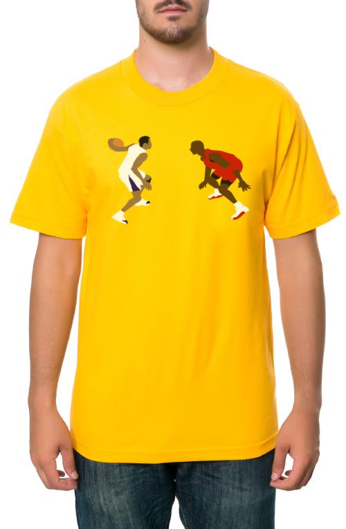 The Crossover Tee in Gold