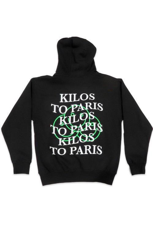 Smiley Kilos To Paris Hoodie in Black