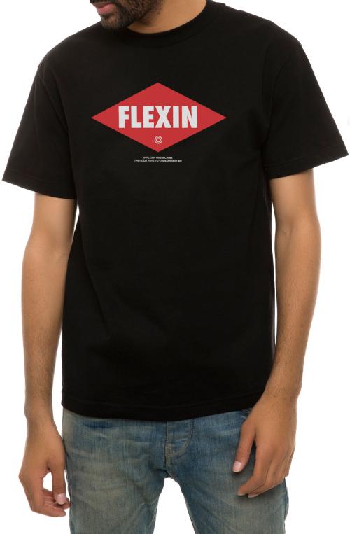 The Flexin Tee in Black