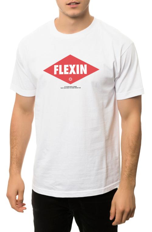 The Flexin Tee in White