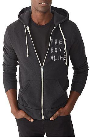 The Prep Coterie Prep Boys 4 Life Hoodie in Black