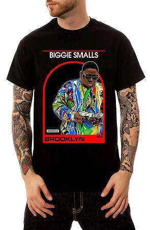 The Biggie Smalls Bball Card T-Shirt in Black