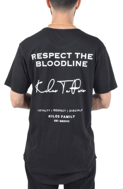 Respect The Bloodline Tee in Black