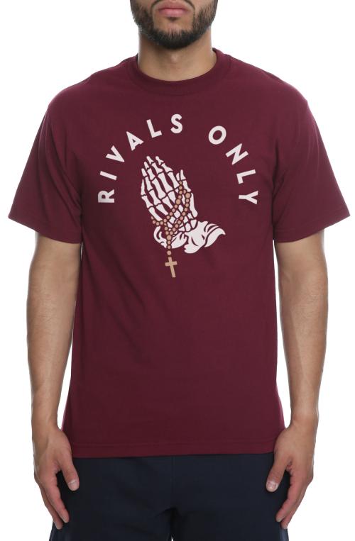 The Rivals Only Tee in Burgundy