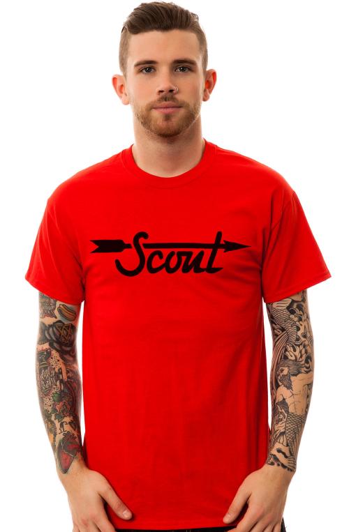The LTD  Red Daw Pack  Scout Tee in Red and Black