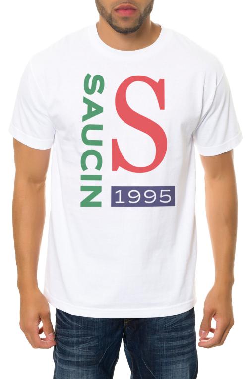 The Saucin 1995 Tee in White