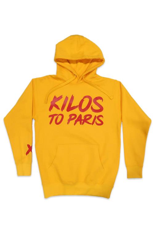 Kilos To Paris V2 Hoodie in Yellow and Red