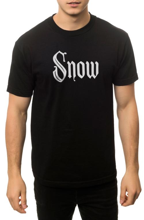 The Snow Girl Tee in Black