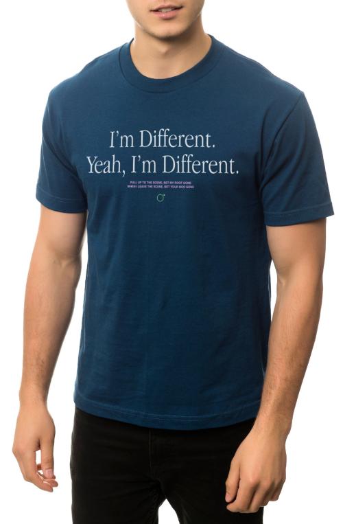 The Im Different Tee in Harbor Blue