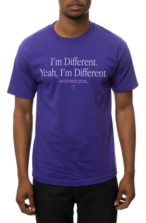 The Im Different Tee in Purple