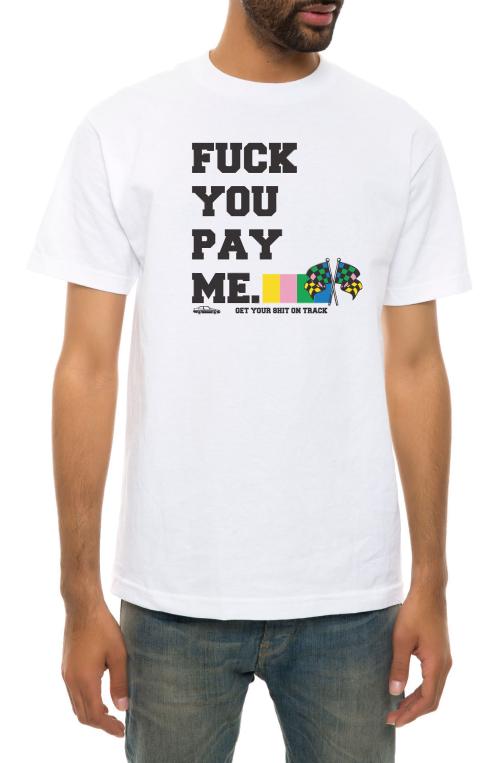 The On Track Tee In White