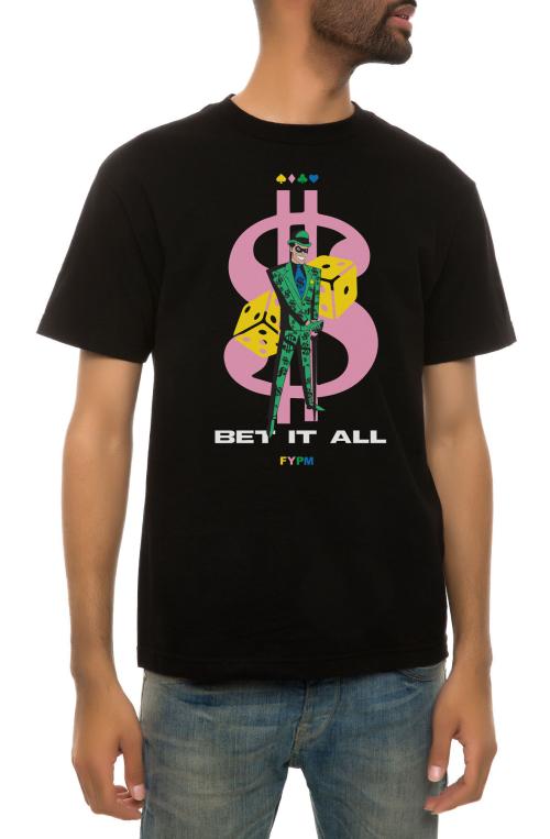 The Gambler Tee In Black