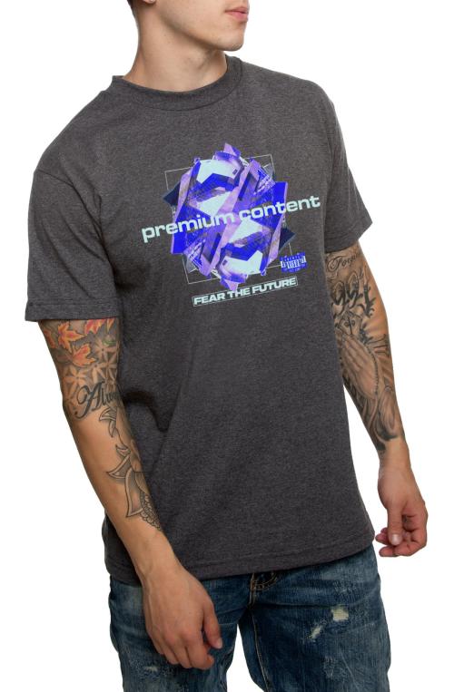 The Fear the Future Tee in Charcoal Heather