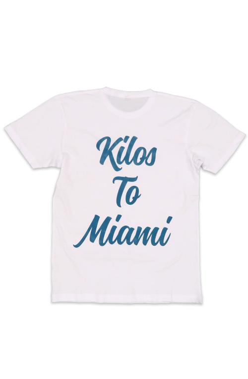 Kilos To Miami Tee in White