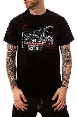 The Chicago's Finest GOAT T-Shirt in Black