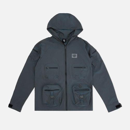 Combat Nylon Jacket Iridescent Steel