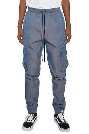 IRIDESCENT PEACOCK UTILITY PANTS