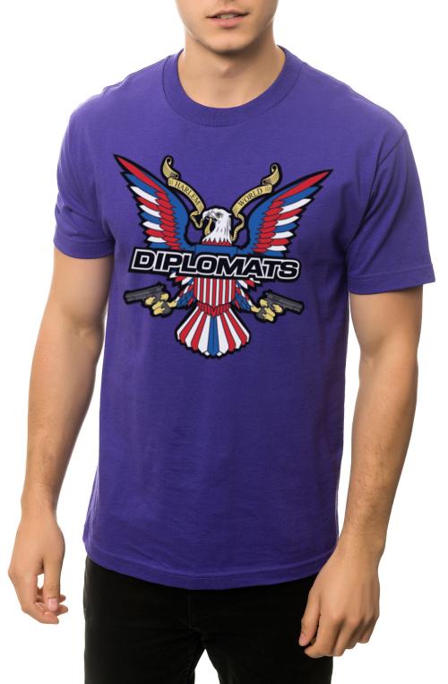 The Eagle Logo Tee in Purple