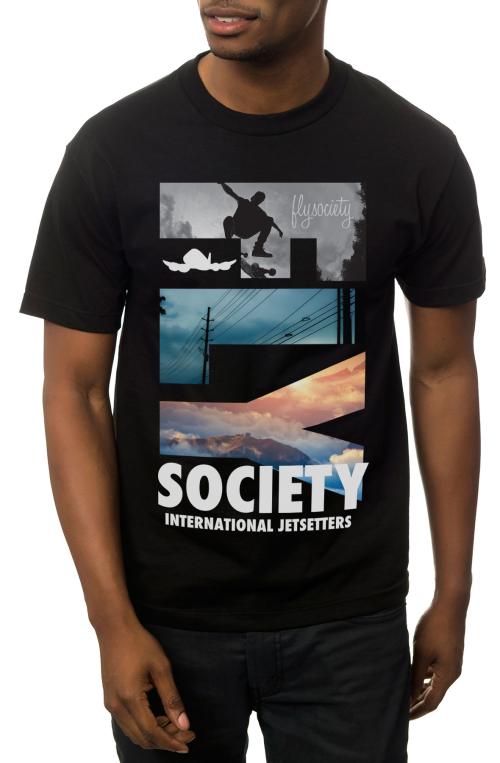 The Air Up There Tee in Black