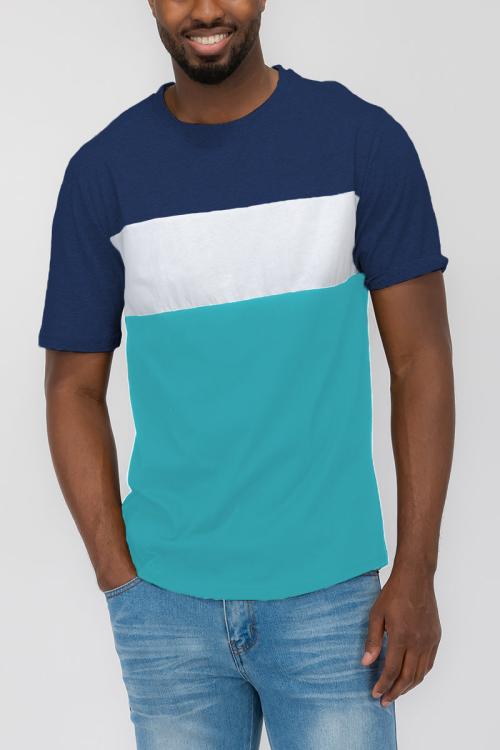 Justin Color Block Tee