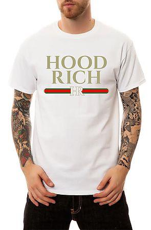 The Hood Rich T-Shirt in White