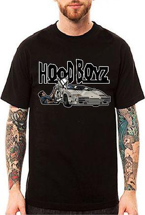 The Wolf Hoodboyz T-shirt in Black
