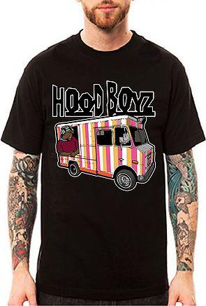 The Big Worm Hoodboyz T-shirt in Black