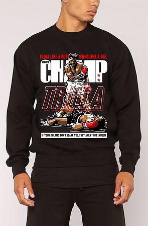 The Peoples Champ Crewneck in Black