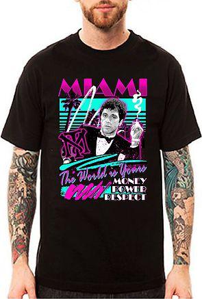 The Scarface 90's T-shirt in Black